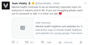 Vitality habla sobre la salud mental.